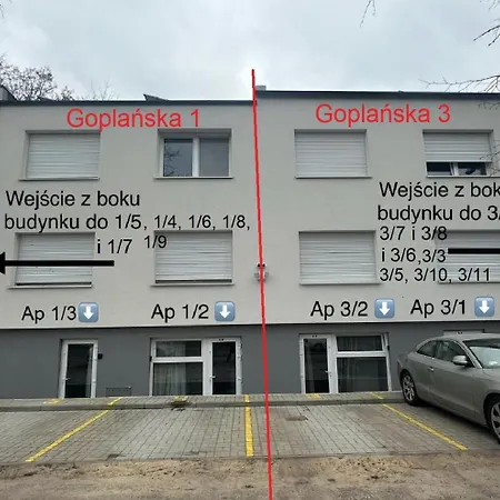 Goplanska Free Parking Self Check-in 24h 公寓